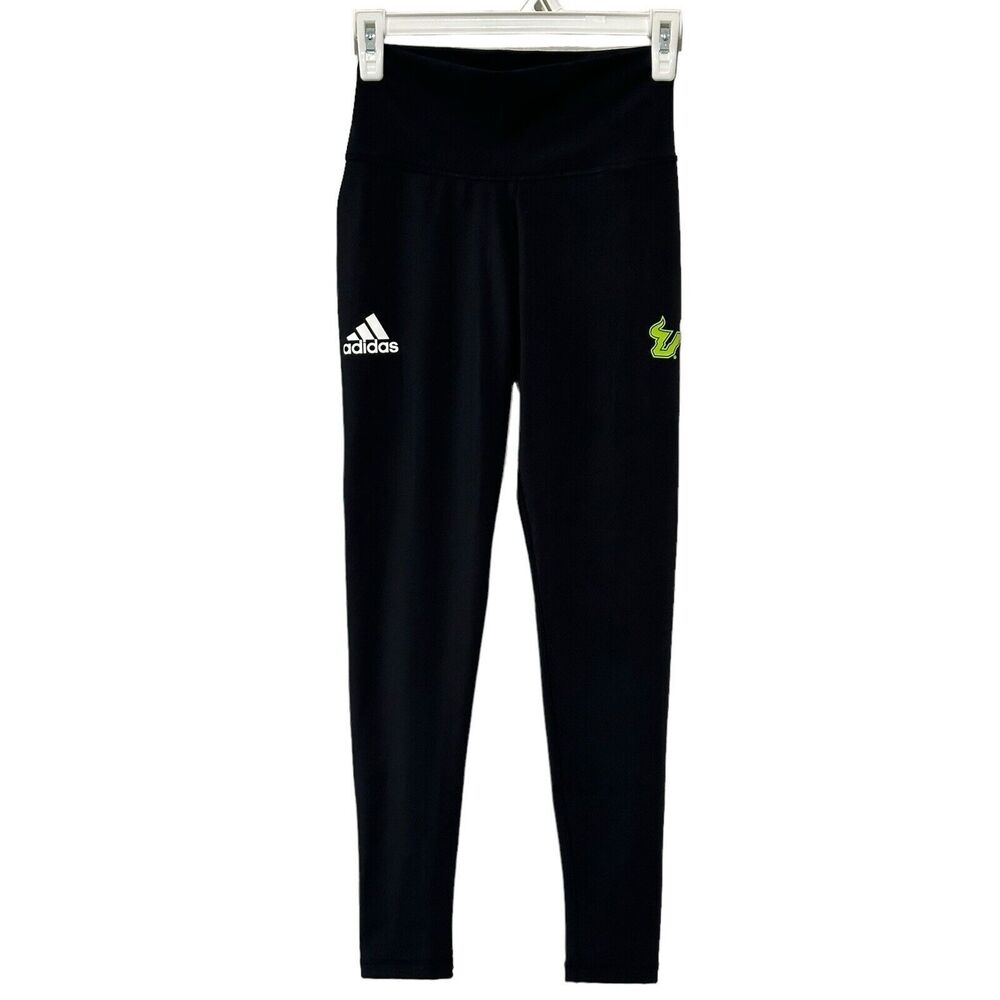 NEW Adidas x USF University of South Florida Bulls Leggings Womens S 25" College